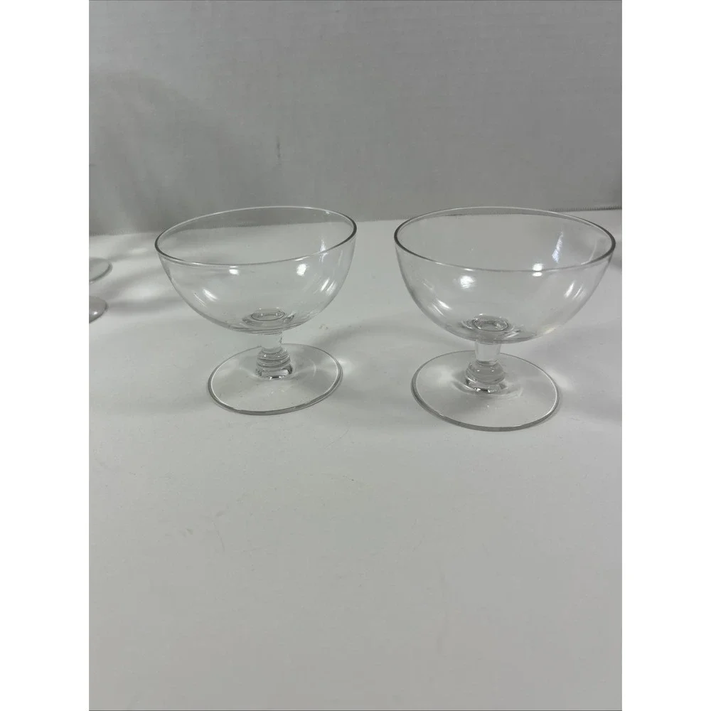 Low Sherbet‎ Glasses President House Morgantown Glass Co Lot 2